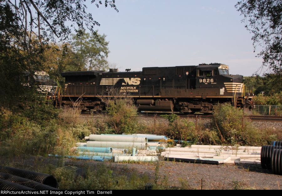 NS 9826 on an intermodal